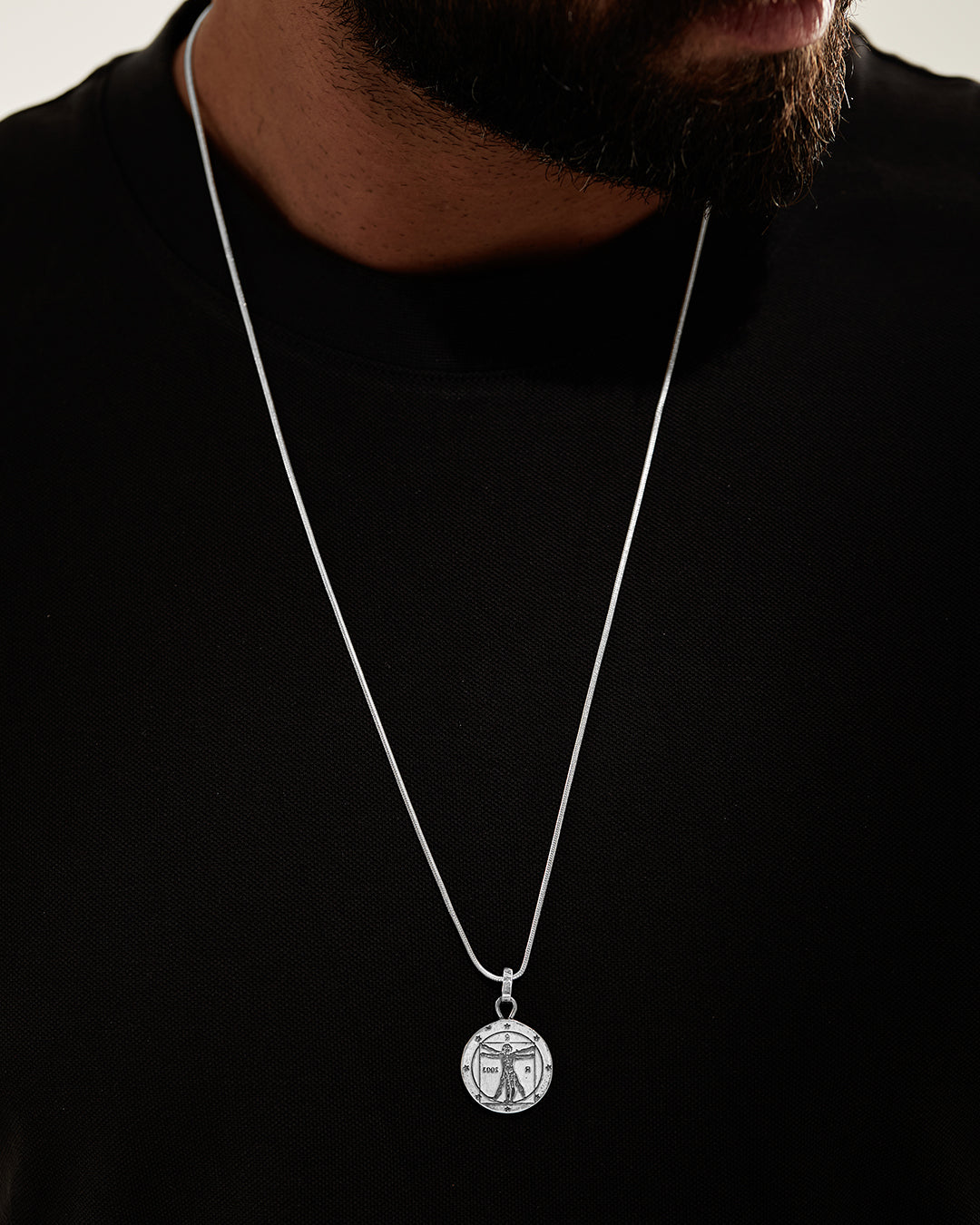 Vitruvian Man Inspired Necklace