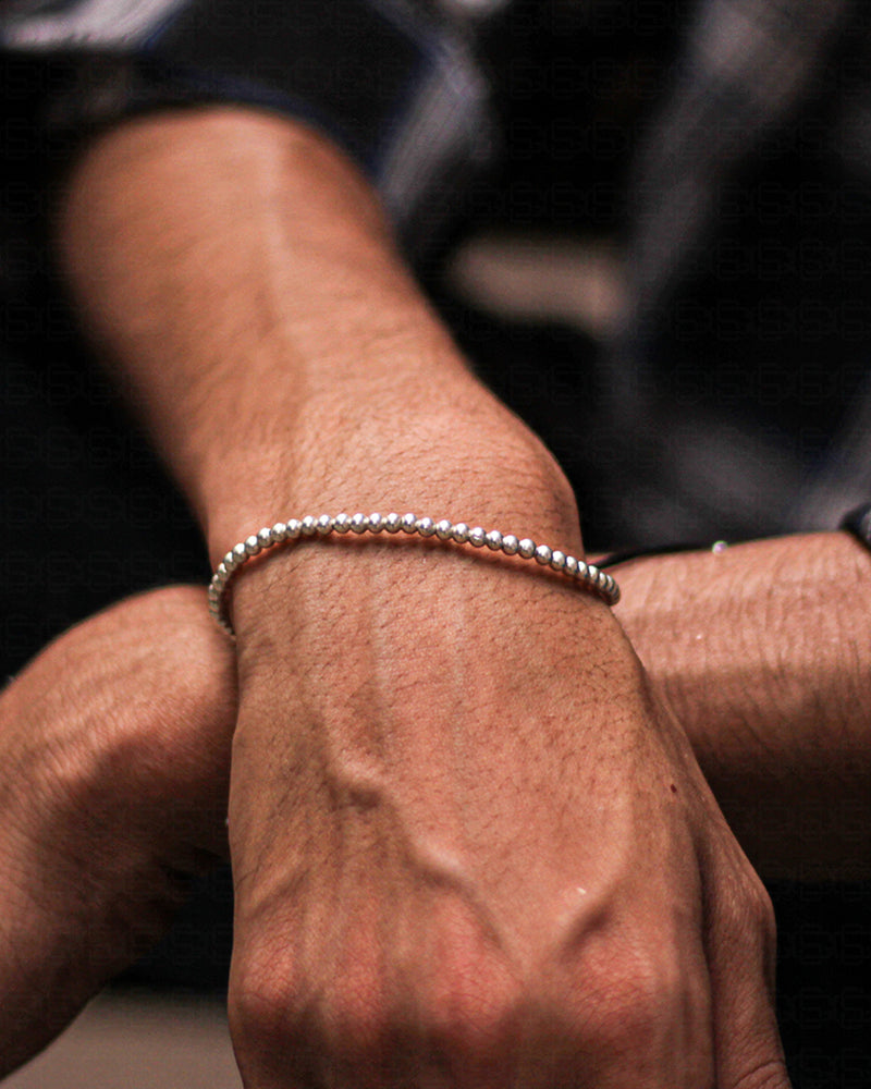 bracelet made of hand-crafted balls