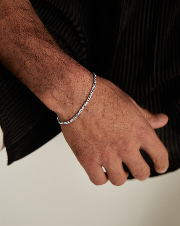 hand-crafted Sterling Silver Bracelet